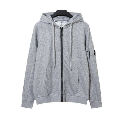 C.P. Company Gray Zip-Up Hoodie