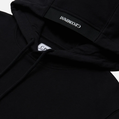 C.P. Company Diagonal Raised Fleece Lens Hoodie