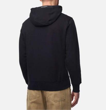 C.P. Company Diagonal Raised Fleece Lens Hoodie