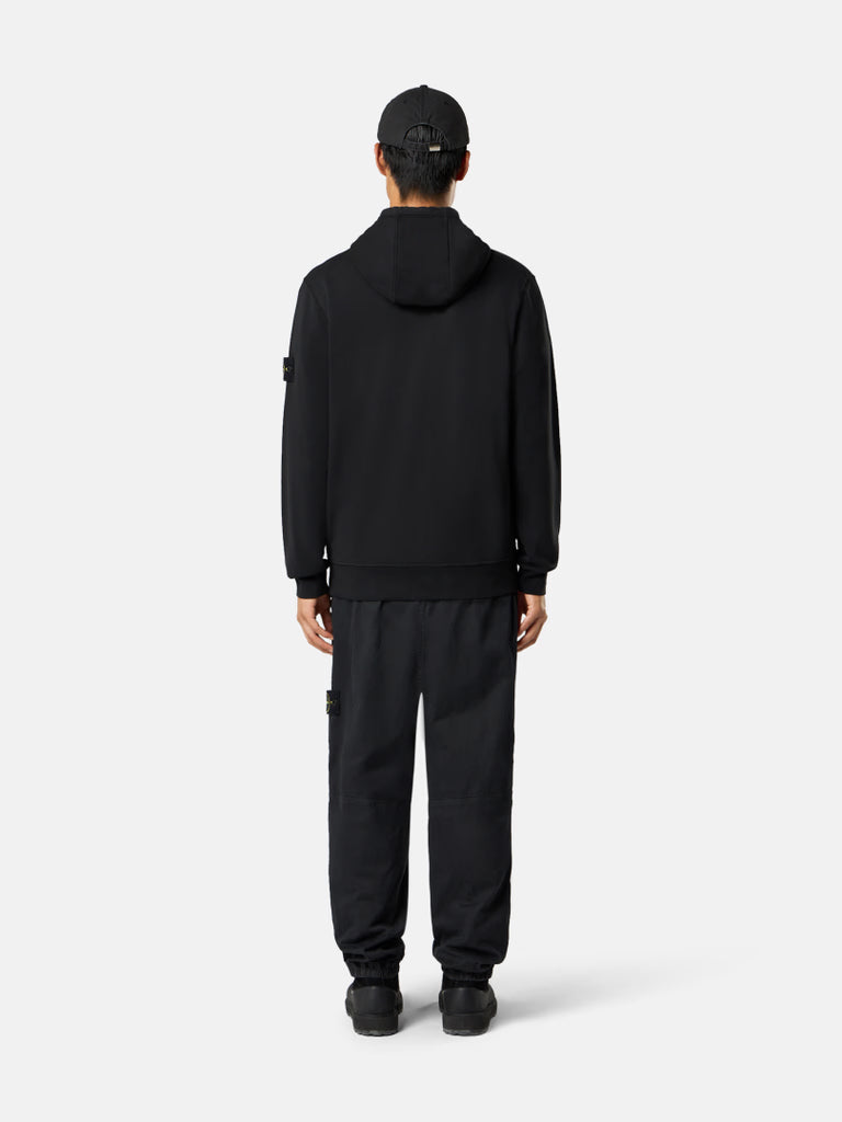 Stone Island Black Zip Hoodie