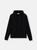 Stone Island Zip Hoodie in Organic Cotton Fleece