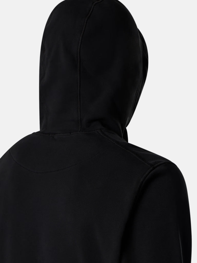 Stone Island Zip Hoodie in Organic Cotton Fleece