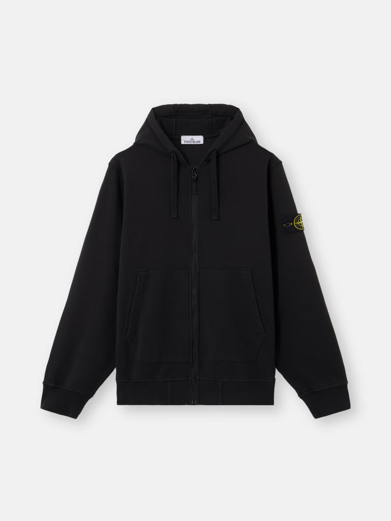 Stone Island Black Zip Hoodie