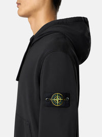 Stone Island Black Zip Hoodie