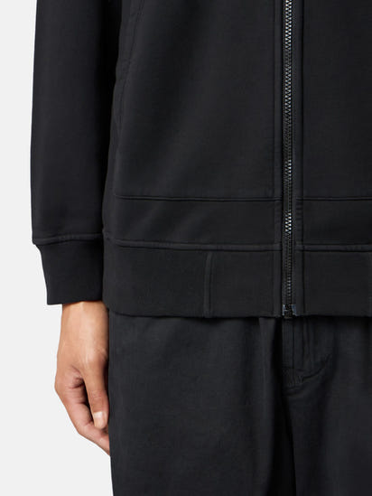 Stone Island Black Zip Hoodie