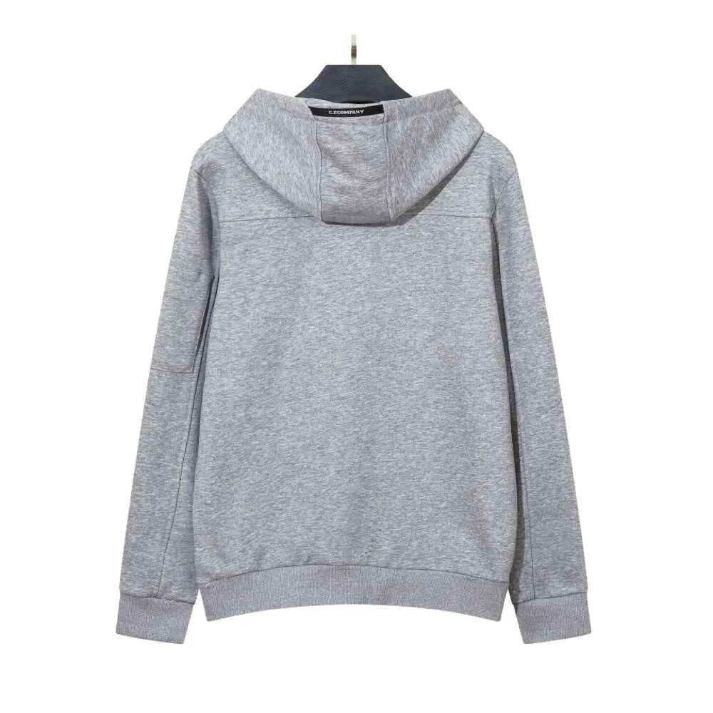 C.P. Company Gray Zip-Up Hoodie
